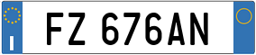 Truck License Plate